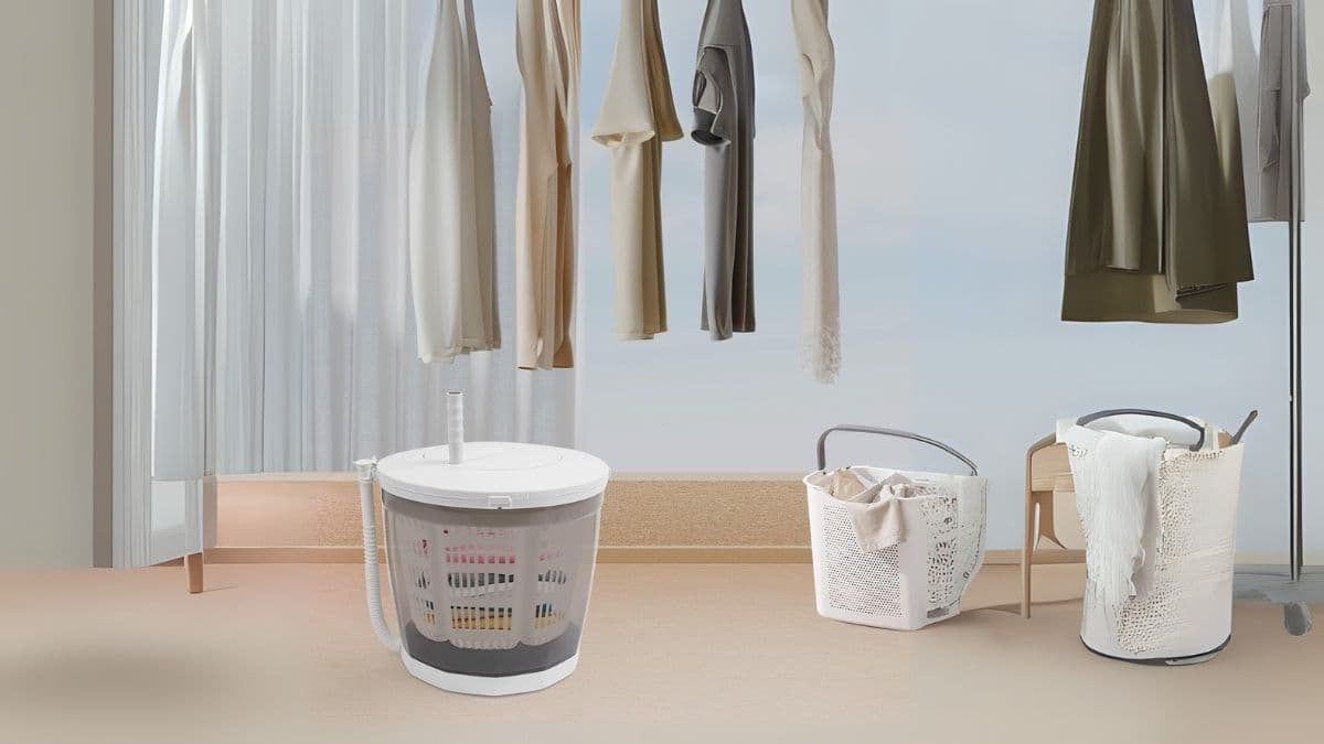 YIYIBYUS Hand Crank Washing Machine