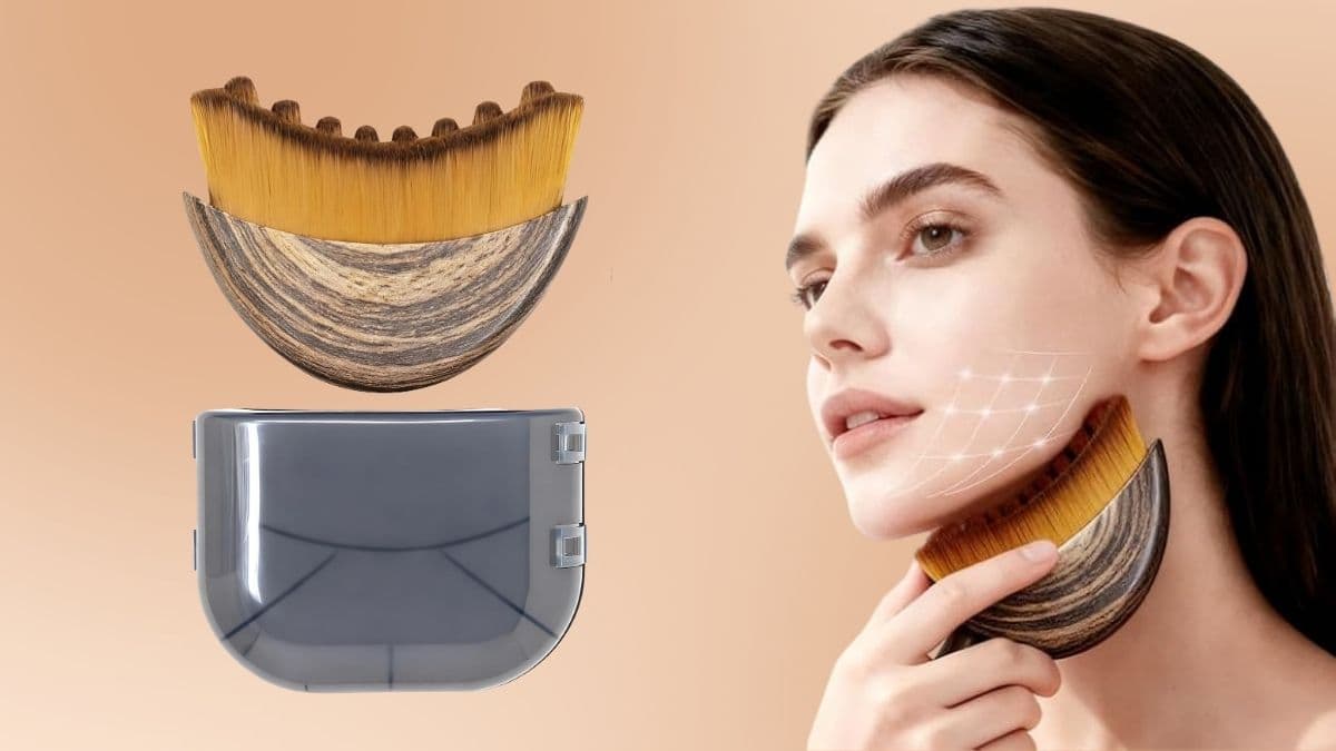 Lymphatic Contour Face Brush: Transform Your Facial Massage Routine