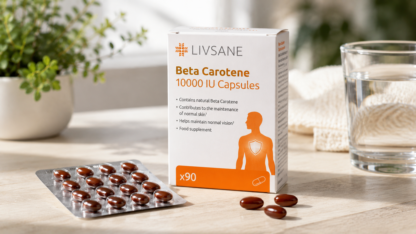 What Makes LIVSANE Beta Carotene 10000 IU Capsules Ideal for Antioxidant Daily Support