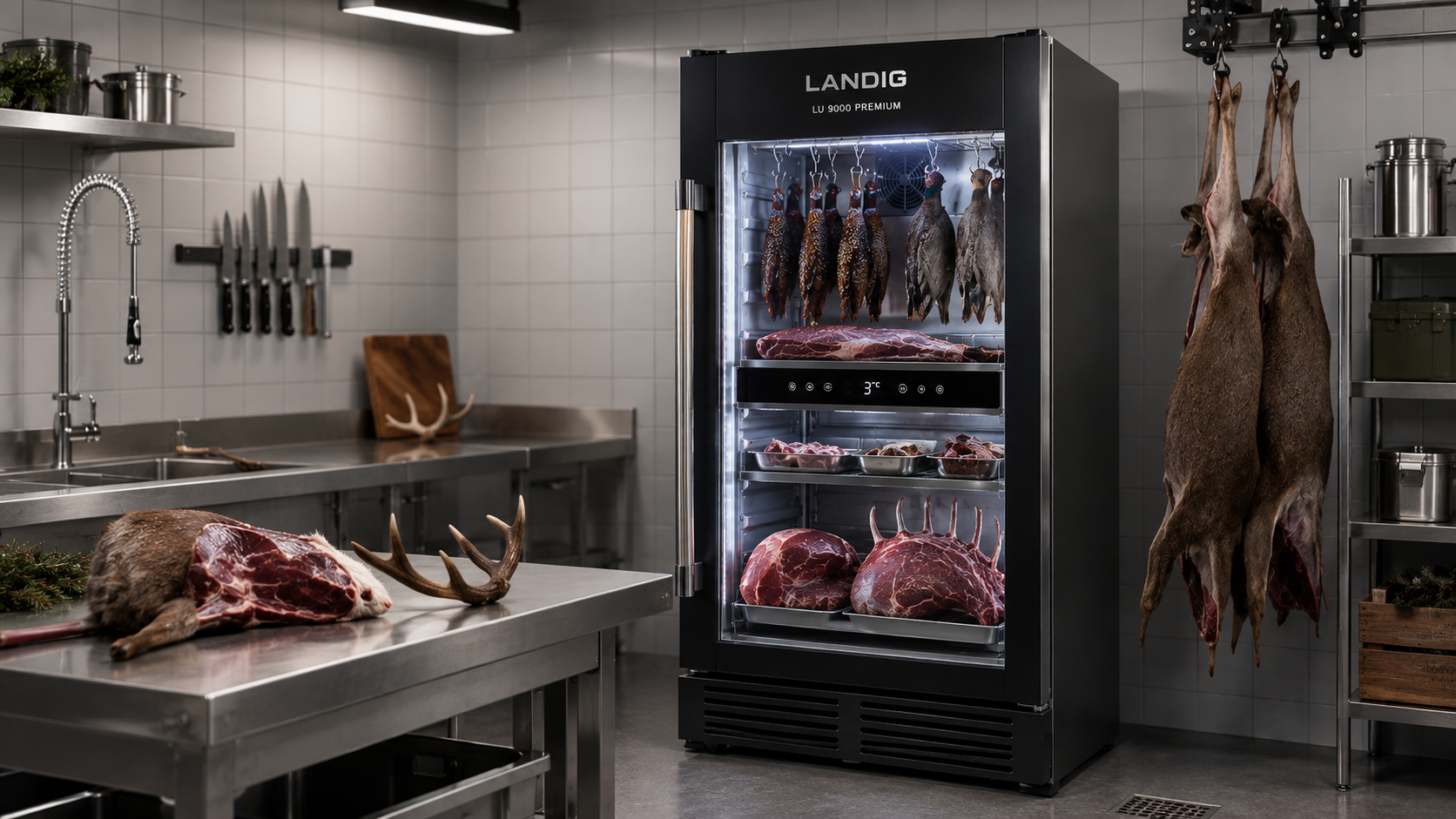 Landig LU 9000 Premium Game Refrigerator