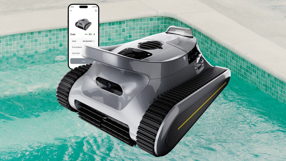 Cordless Robotic Pool Cleaner -Pool Vacuum 180W Brushless Motor