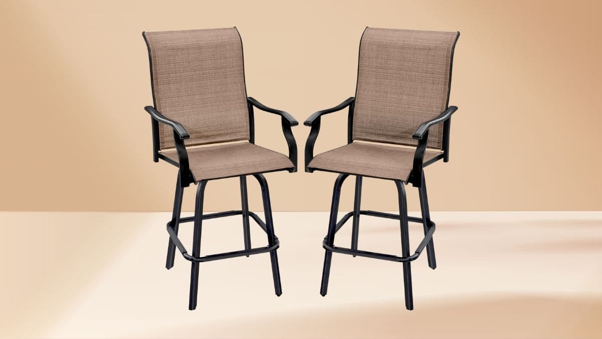 Best Choice Products Set of 2 Swivel Barstools