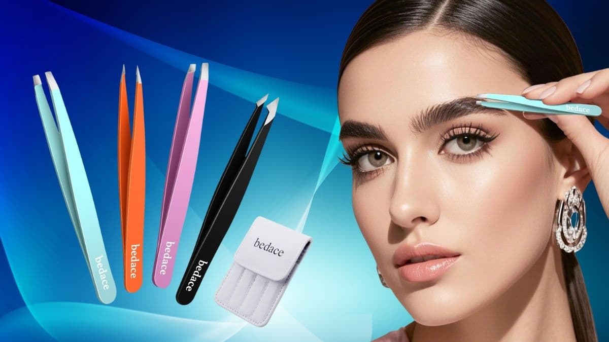 Bedace 4-piece tweezer set