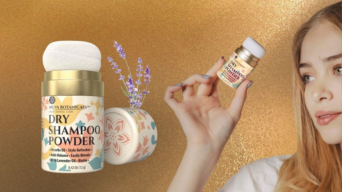 Nuva Botanicals Non-Aerosol Dry Shampoo Powder