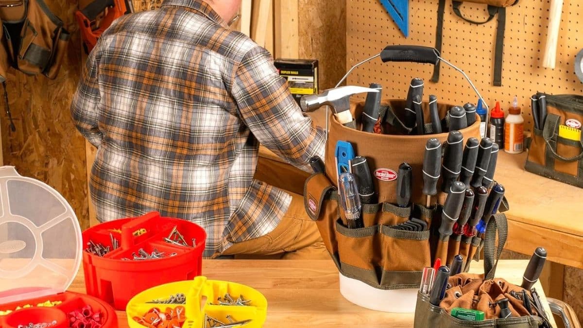 Bucket Boss The Bucketeer Bucket Tool Organizer