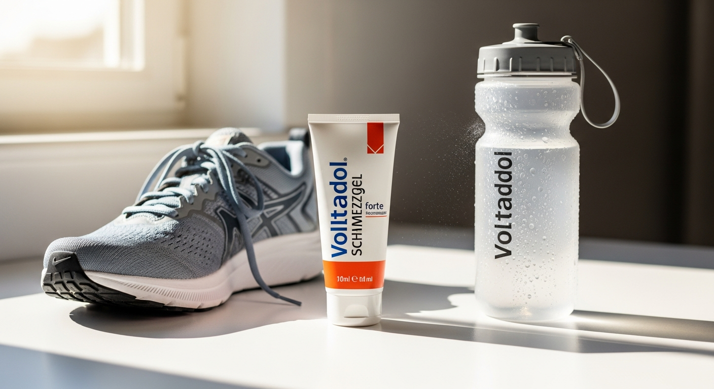 Voltadol Forte Schmerzgel Tube mit Comfort-Kappe für 12-Stunden Schmerzlinderung bei Sportlern