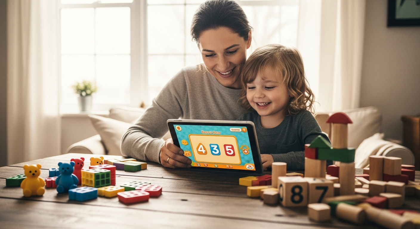 Colorful Noom characters from DragonBox Numbers app demonstrating interactive number learning gameplay