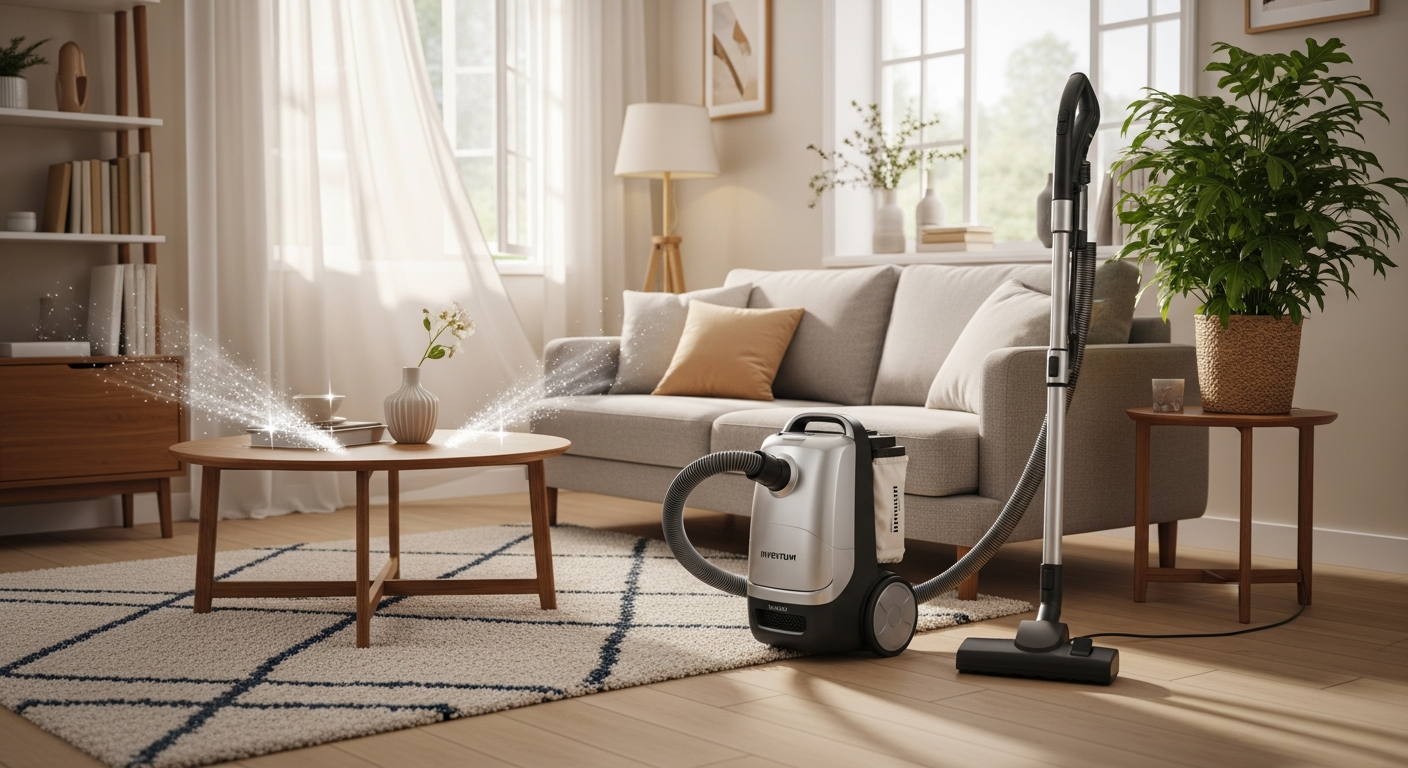 Inventum Bagged Vacuum Cleaner 3L compact design with 3-liter dust bag capacity for allergy-prone households