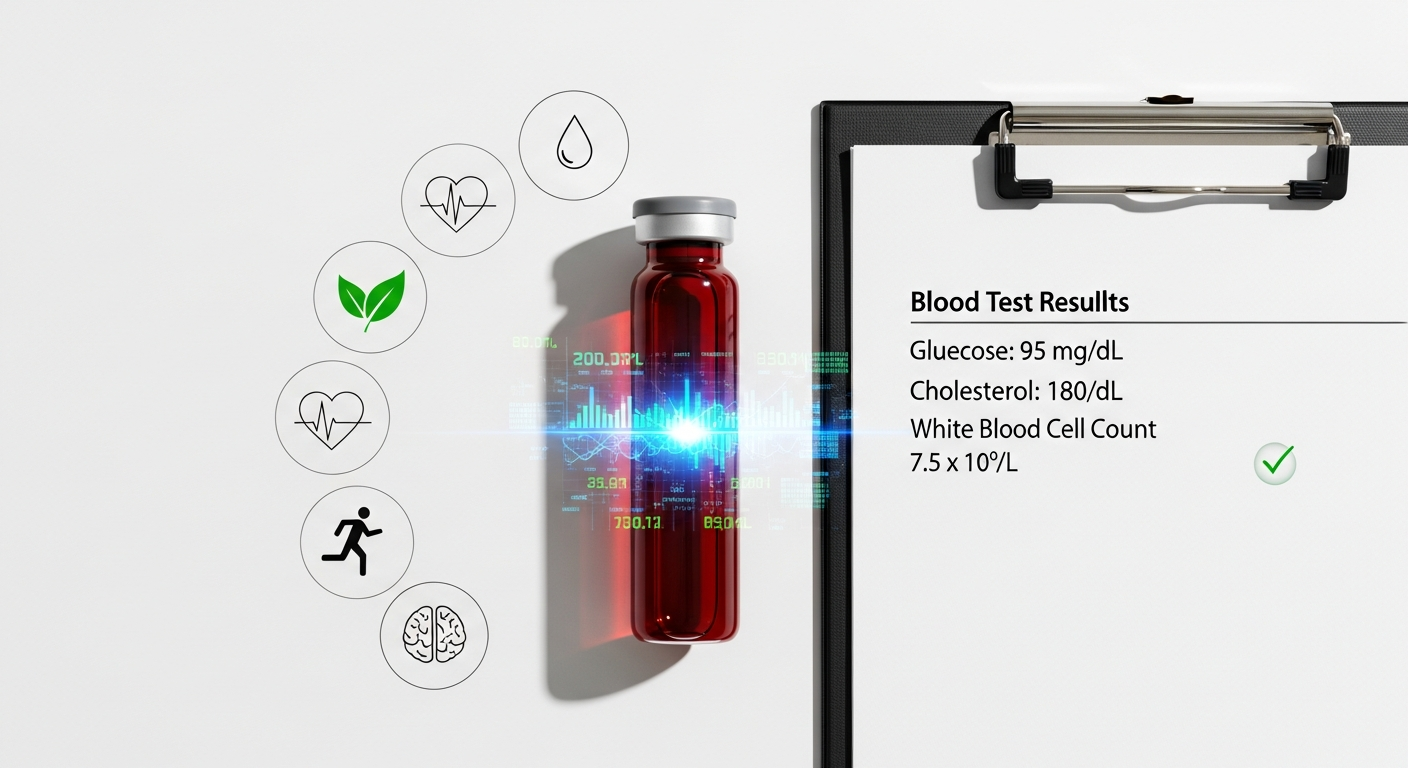 Ultimate Performance Health Check blood test kit with 57 biomarkers analysis for comprehensive wellness screening