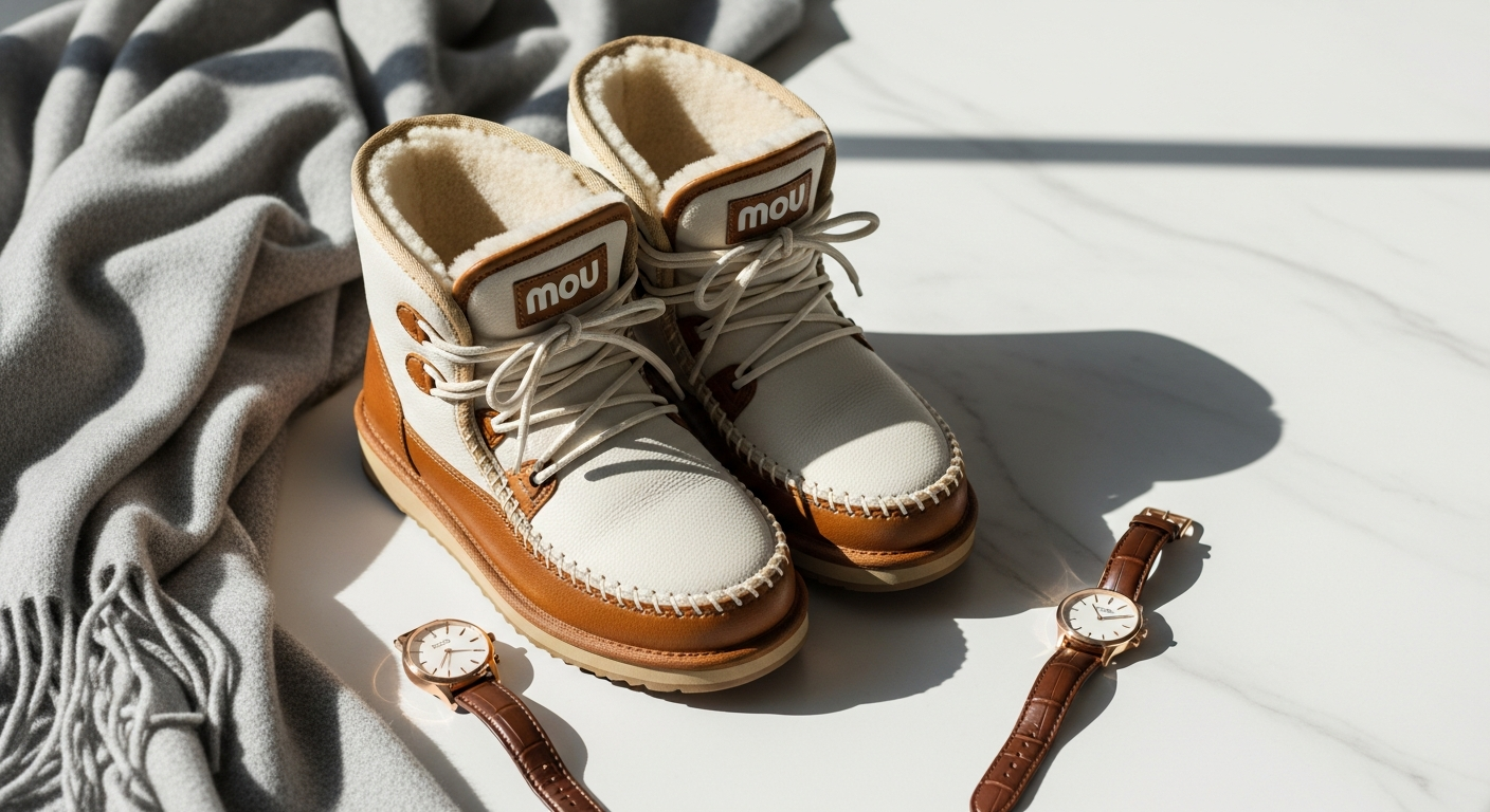 Premium MOU Eskimo Boots handcrafted luxury winter footwear with sheepskin lining