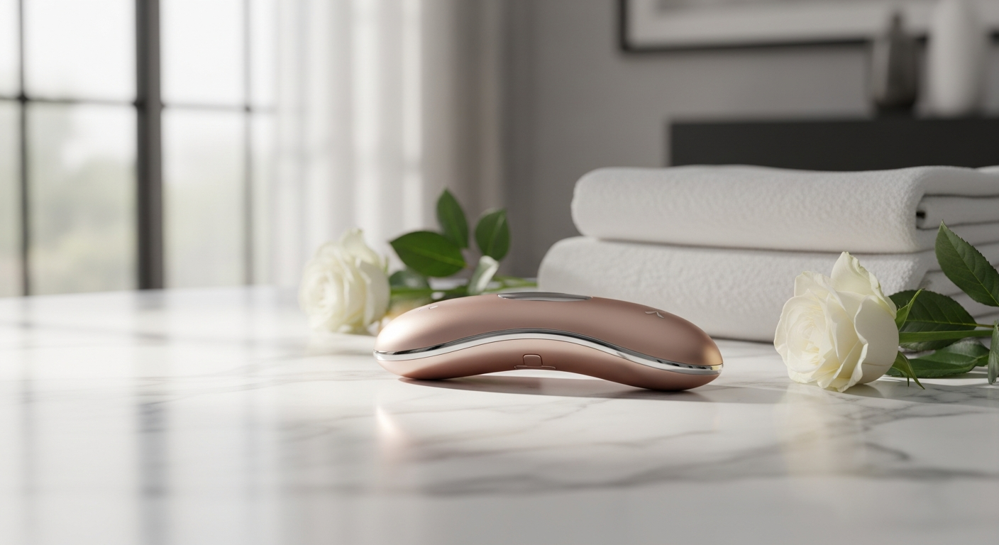 Coco dual-stimulation clitoral suction vibrator in elegant design showcasing medical-grade silicone construction