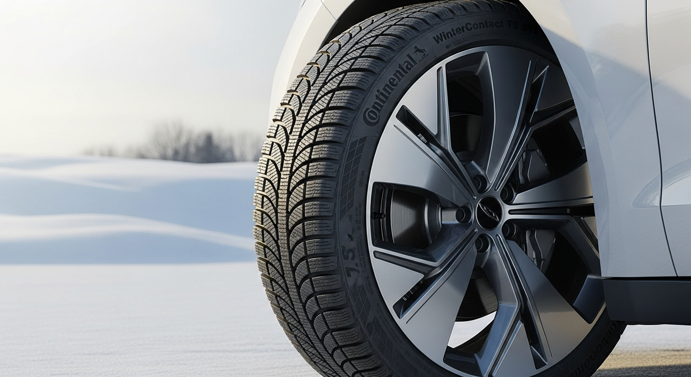 Continental WinterContact TS 870 winter tire showcasing advanced tread design and premium engineering