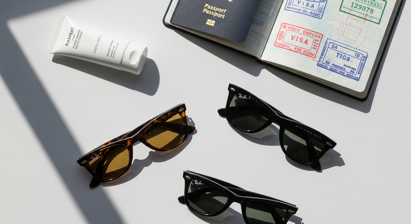 Ray-Ban RB2140 Original Wayfarer sunglasses displayed on neutral background showing iconic acetate frame design