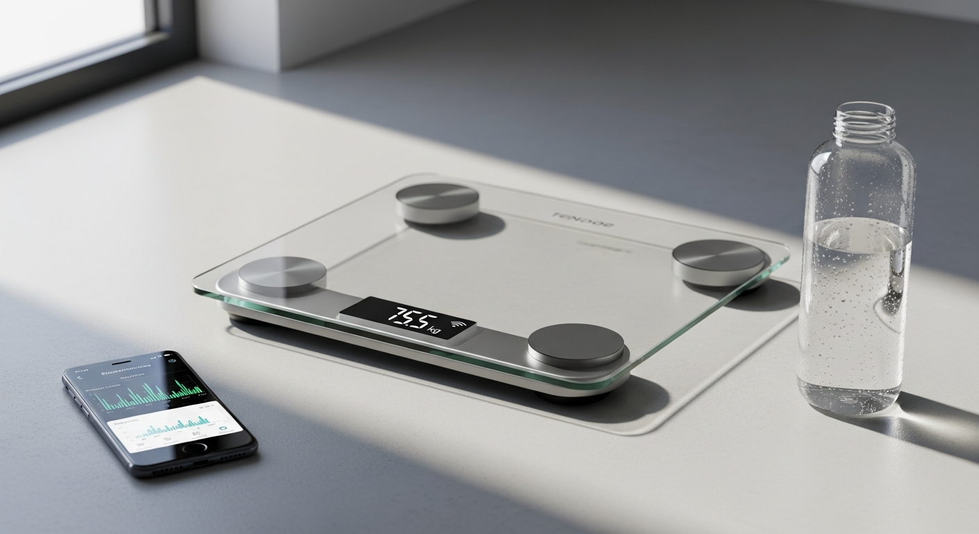 Hume Body Pod advanced smart scale with handheld scanner for body composition analysis