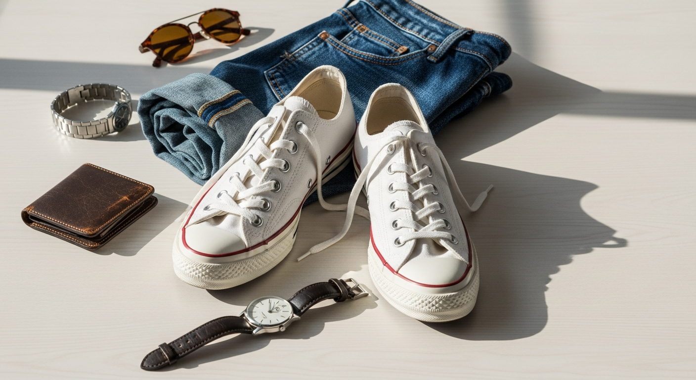 Converse Chuck 70 Classic Canvas Sneakers in vintage white with reinforced toe cap and rubber sole detail