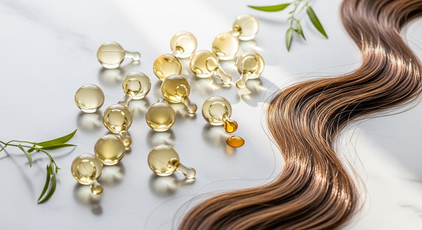 REHAB Dose 1.0 Hair Oil Capsules biodegradable pods for damaged hair treatment and repair
