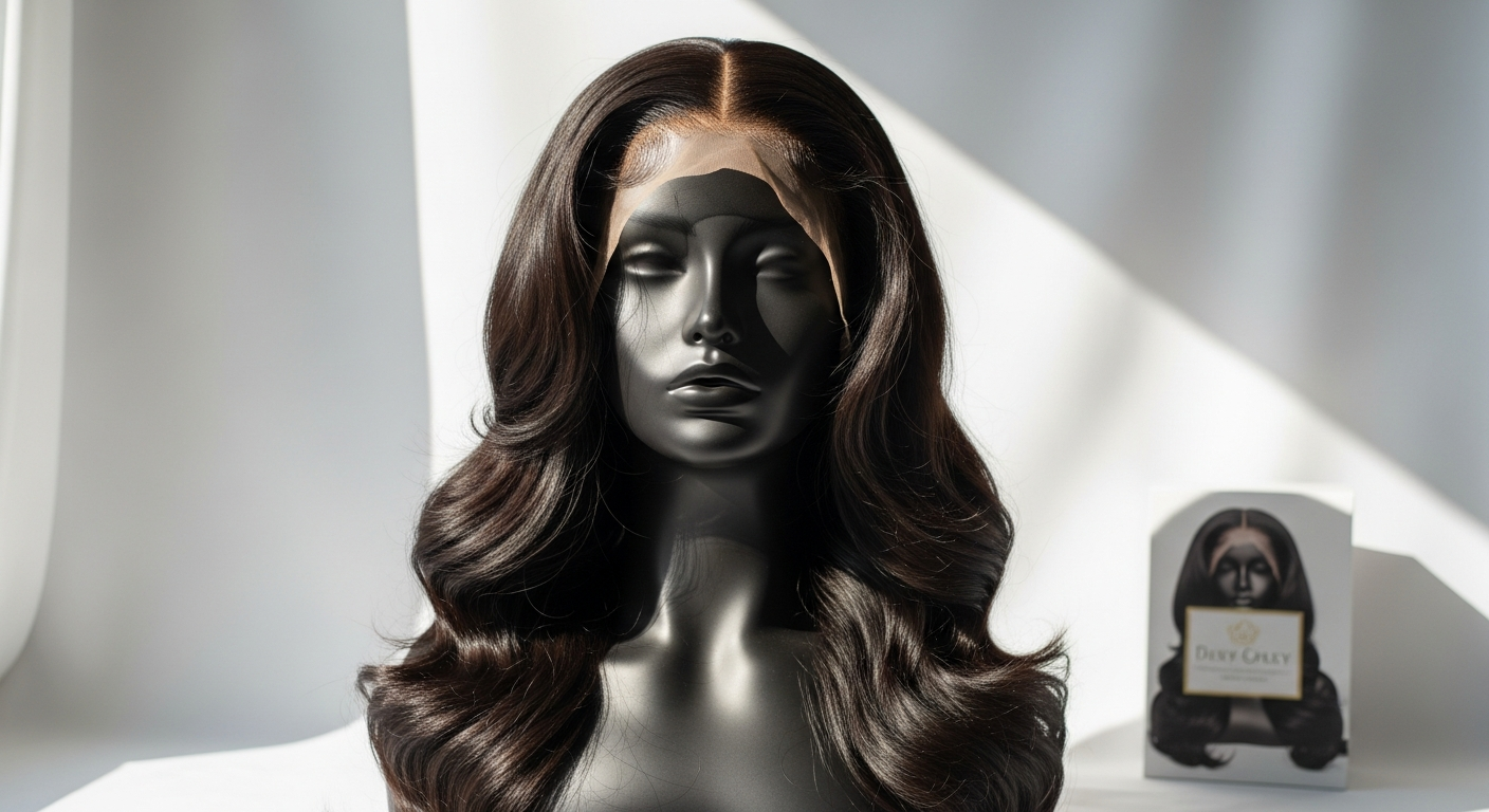 150% density body wave lace front human hair wig with natural flowing waves and seamless hairline