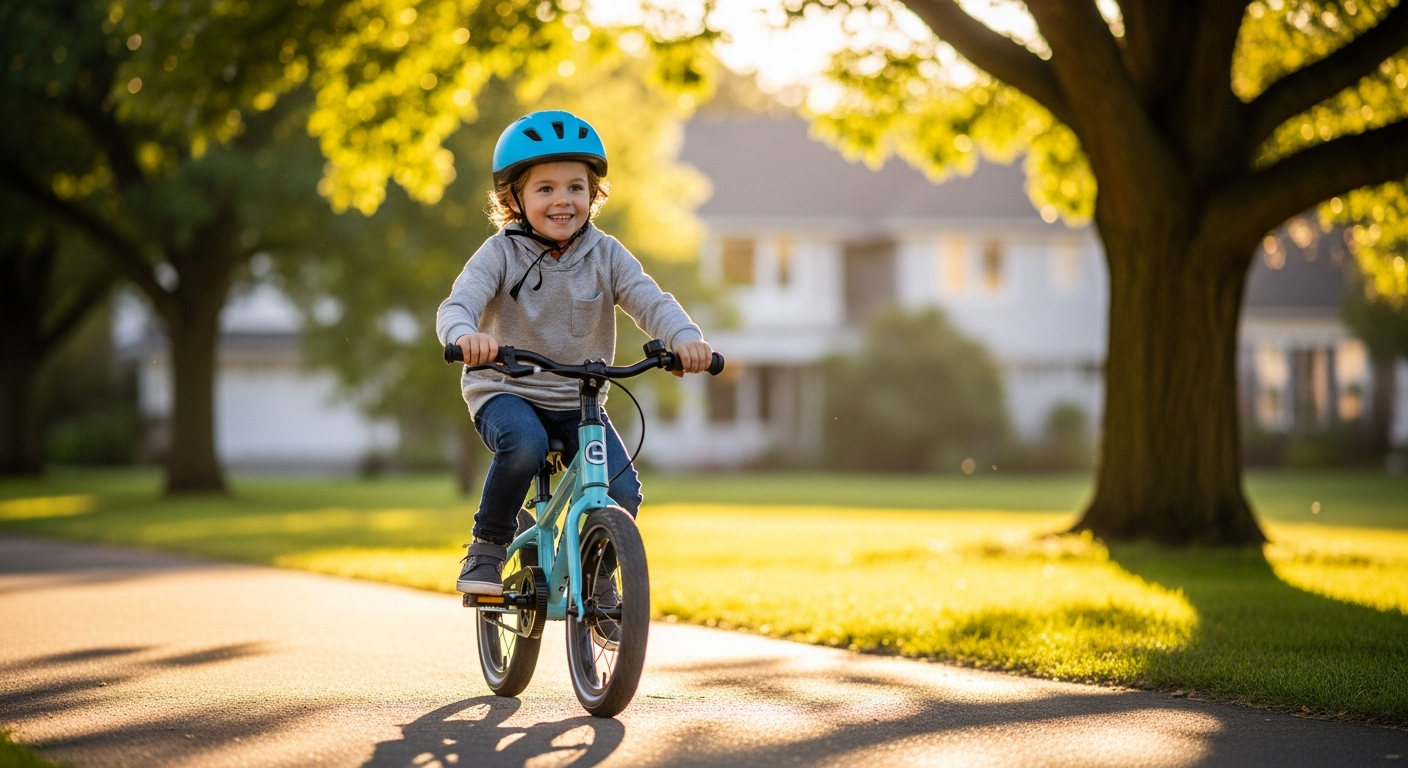 Early Rider Belter 16 lightweight belt-drive kids bike in silver