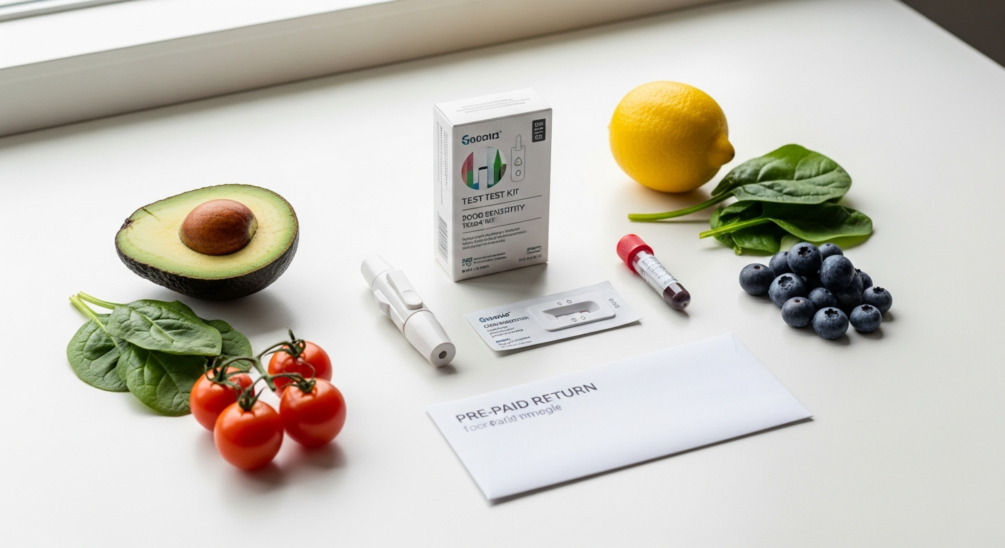 Complete Food Sensitivity Test Kit hair sample collection and bioresonance testing