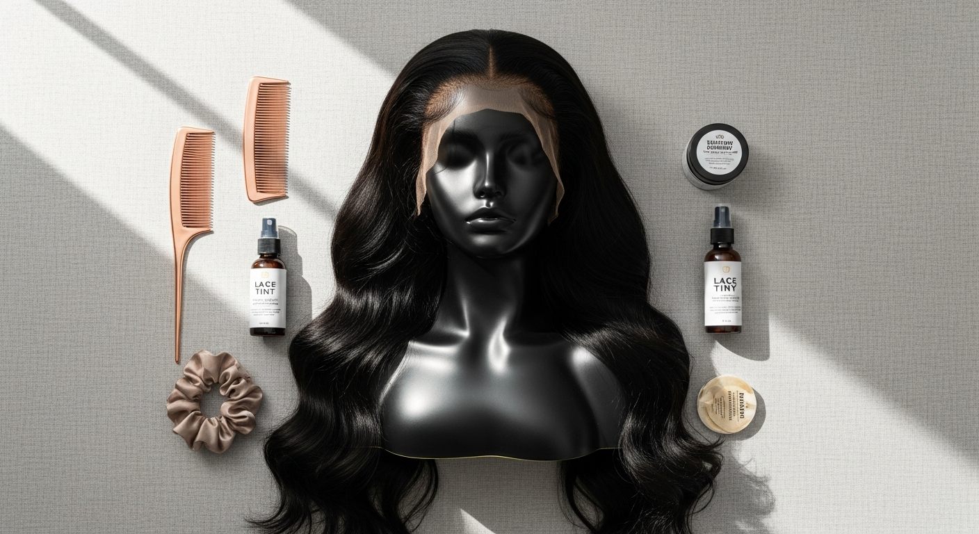 ISEE HAIR Wear Go Glueless HD Lace Wig displayed on mannequin head showing natural hairline
