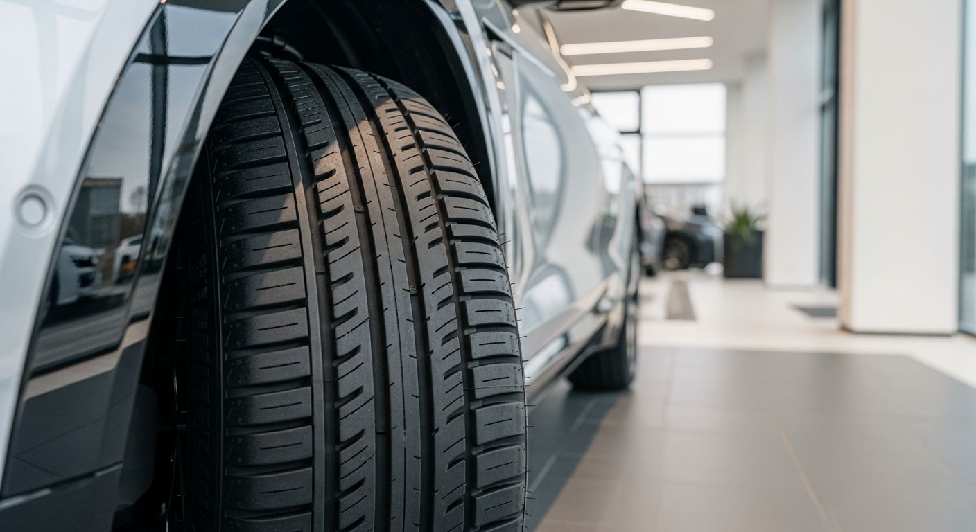 Michelin Defender2 all-season tire mounted on electric vehicle wheel