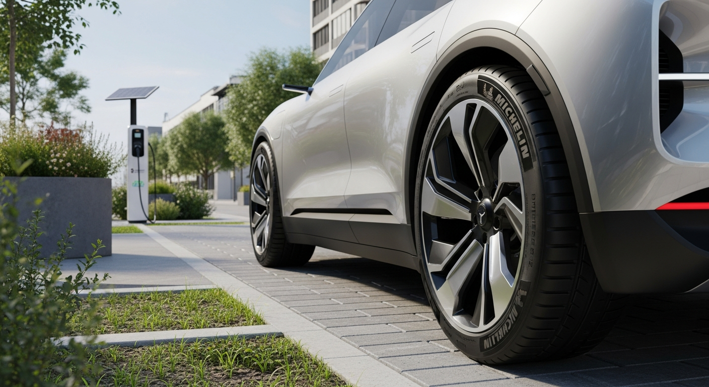 Michelin Defender2 all-season tire mounted on electric vehicle wheel