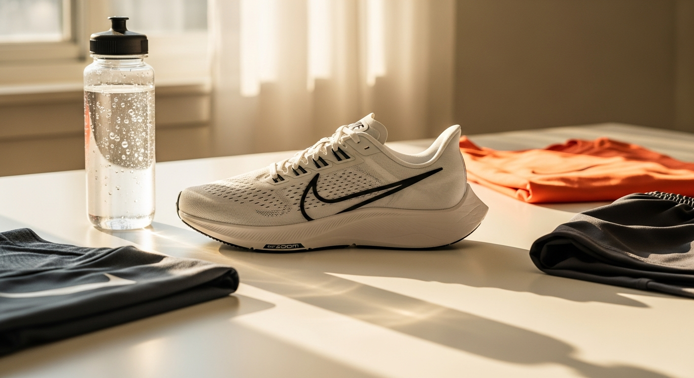Nike Air Zoom Pegasus running shoes displayed on white background showing side profile