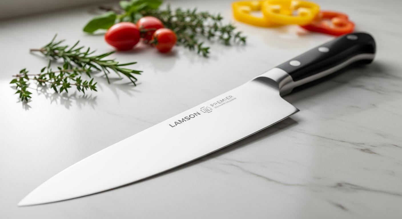 Lamson Premier Forged 8-inch chef's knife with German stainless steel blade
