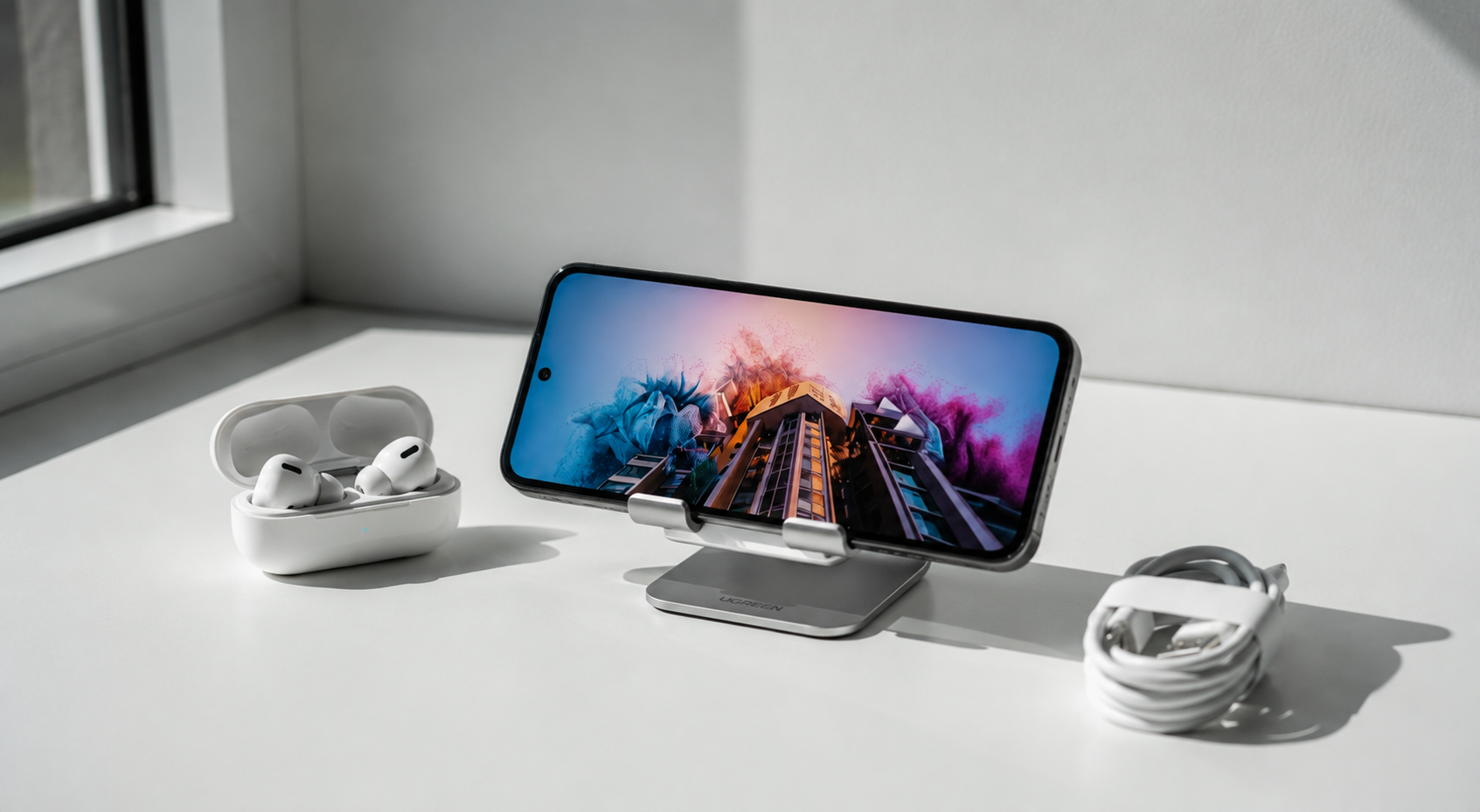 Samsung Galaxy A56 5G smartphone showcasing its premium design and rear camera system
