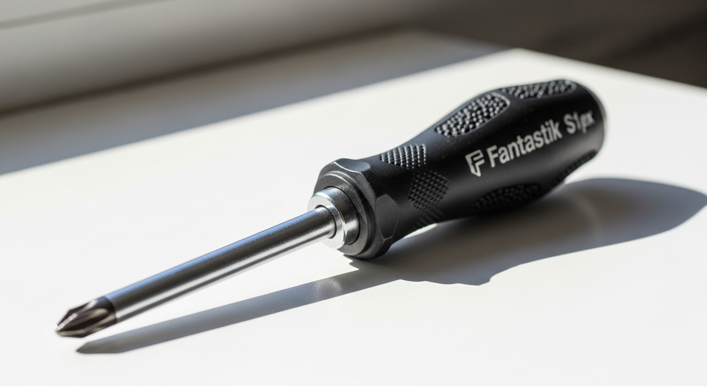 Fanttik S1 Apex electric screwdriver with adjustable angle head in tight cabinet space