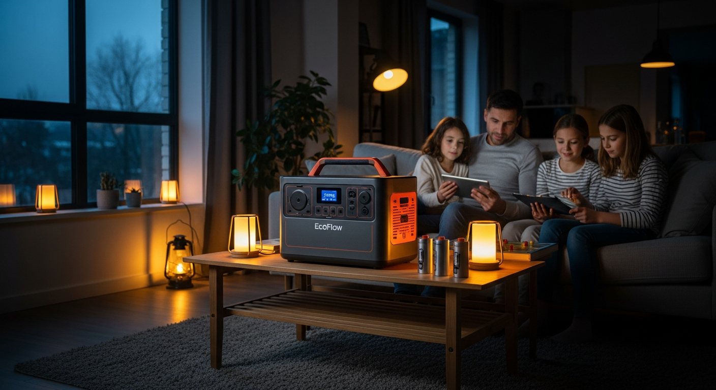 EcoFlow DELTA Pro 3 portable power station with expandable battery modules and solar charging capability