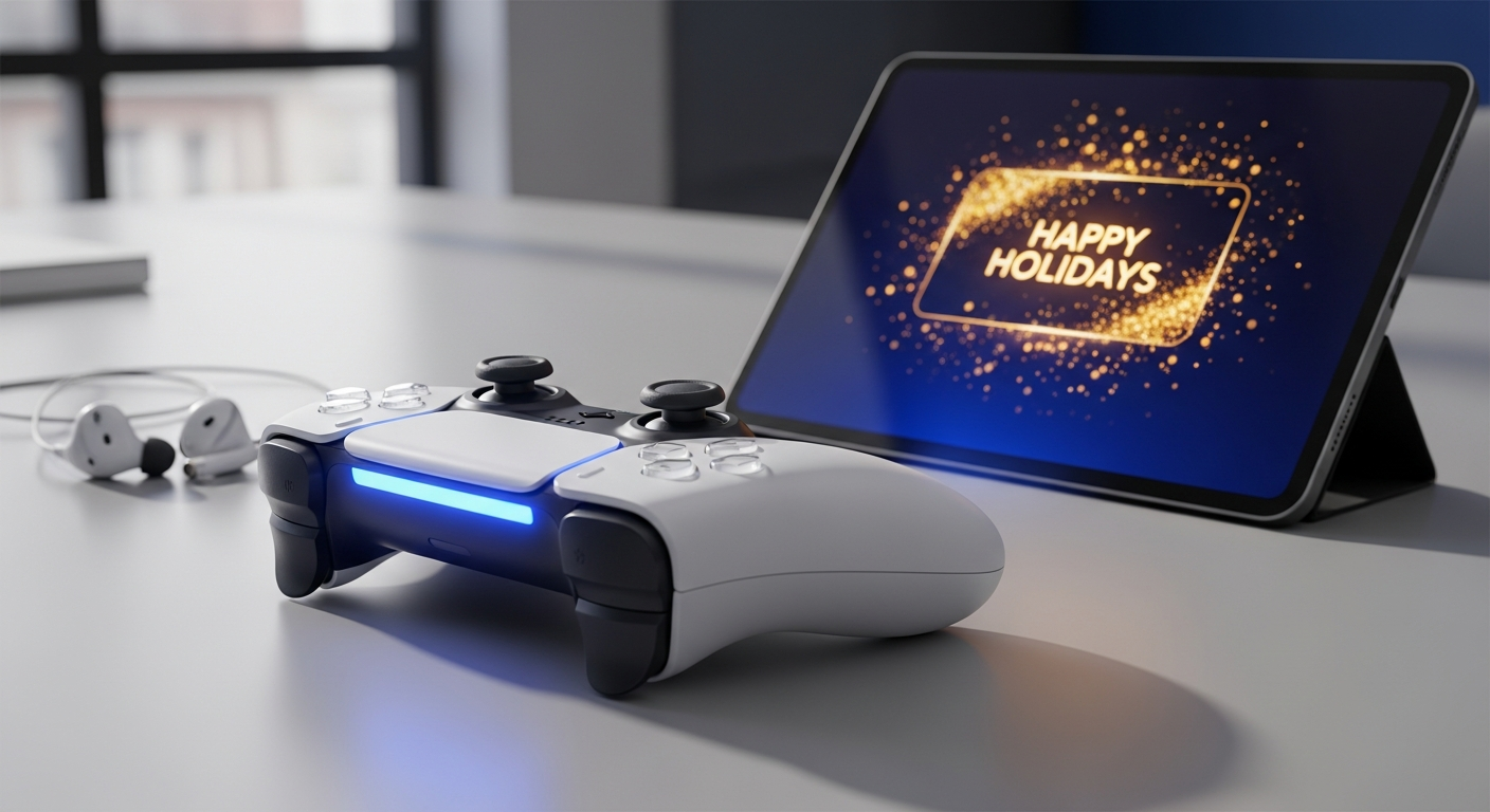 PlayStation Store Digital Gift Card with gaming controller and digital wallet interface