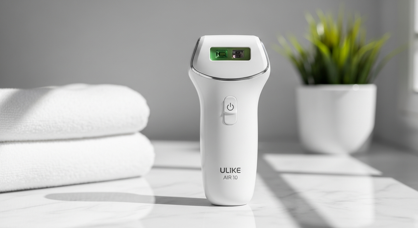 Ulike Air 10 IPL hair removal device with ice-cooling technology and skin sensor display