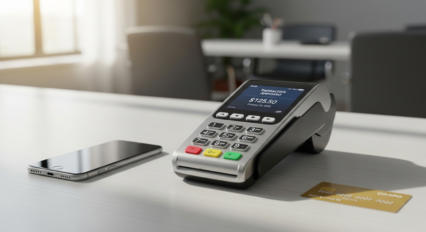 Axerve Smart POS Easy payment terminal with 5-inch touchscreen display for Italian businesses