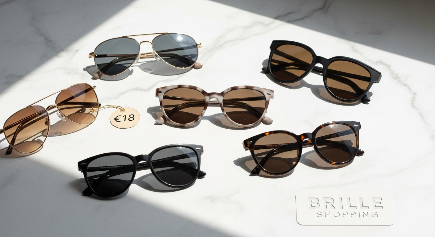 Stylish affordable Brille Shopping Board Sunglasses with UV protection and classic rectangular frame design