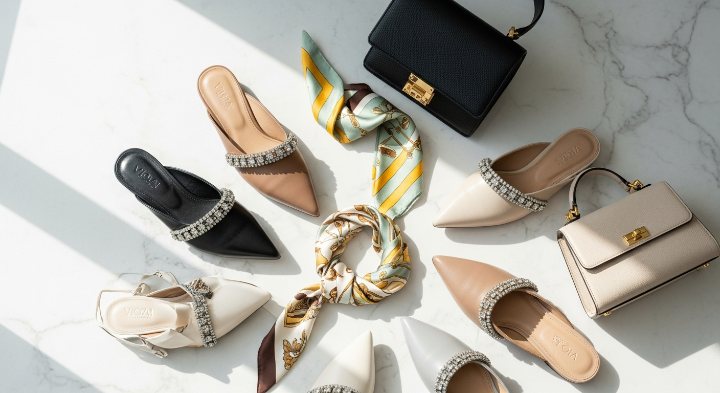 Camilla Gabrieli Viola 105 Mules luxury Italian designer mules with sculptural sphere heel