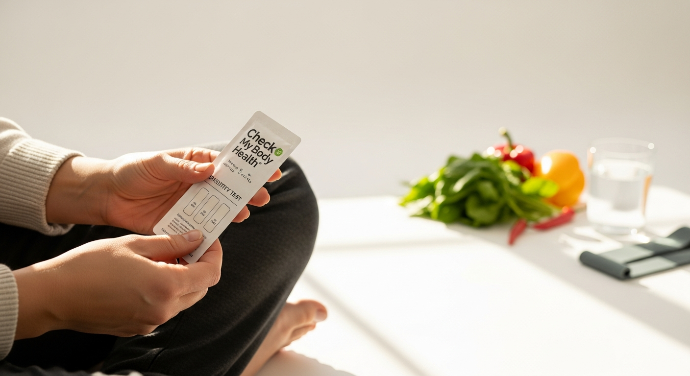Check My Body Health Body Sensitivity Test hair sample collection kit and digital results report