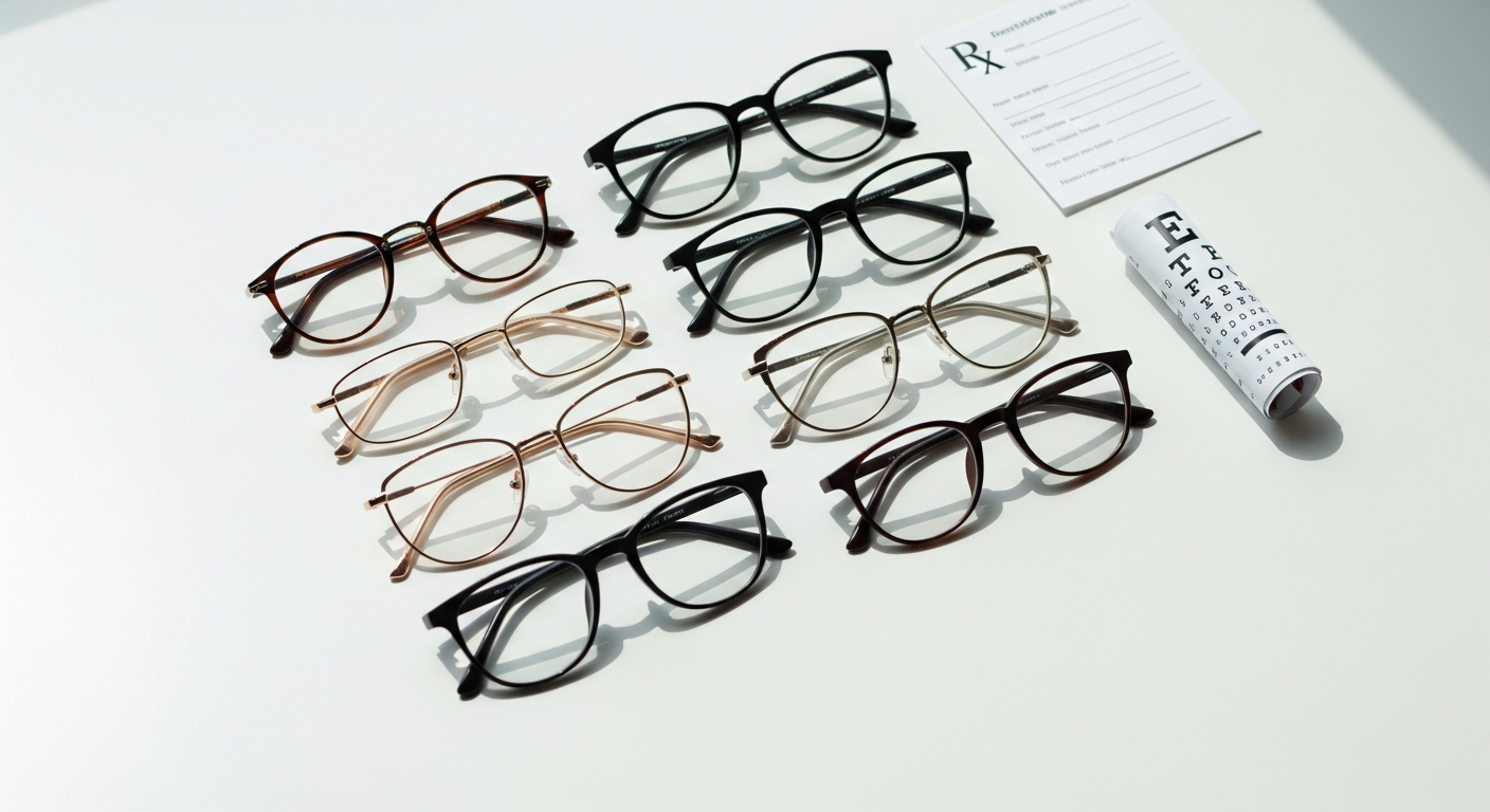 FYTOO affordable prescription eyeglasses in various stylish frames and colors