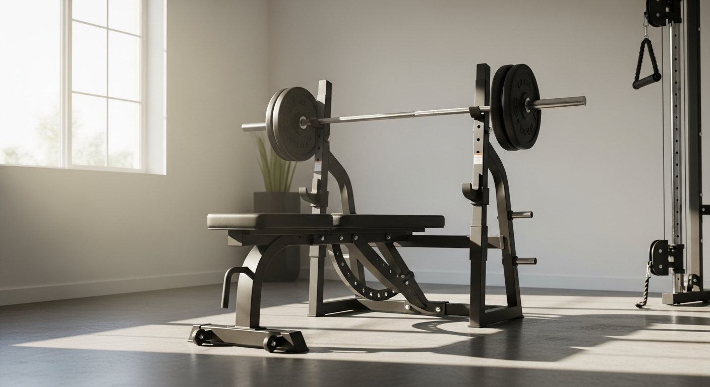 Keppi Adjustable Weight Bench 6000 with 11 backrest angles and commercial-grade steel frame