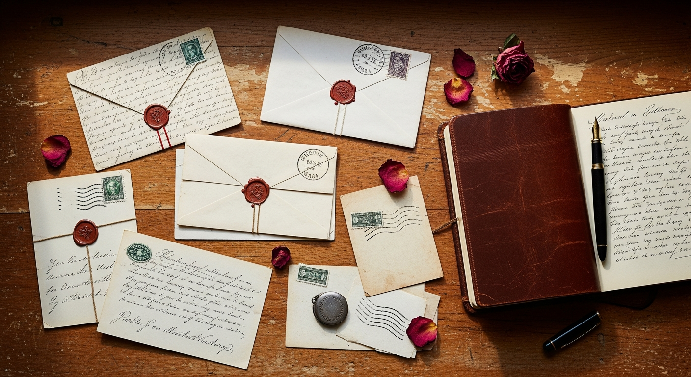 Unforgotten Love Immersive Letter Collection handcrafted letters and historical artifacts