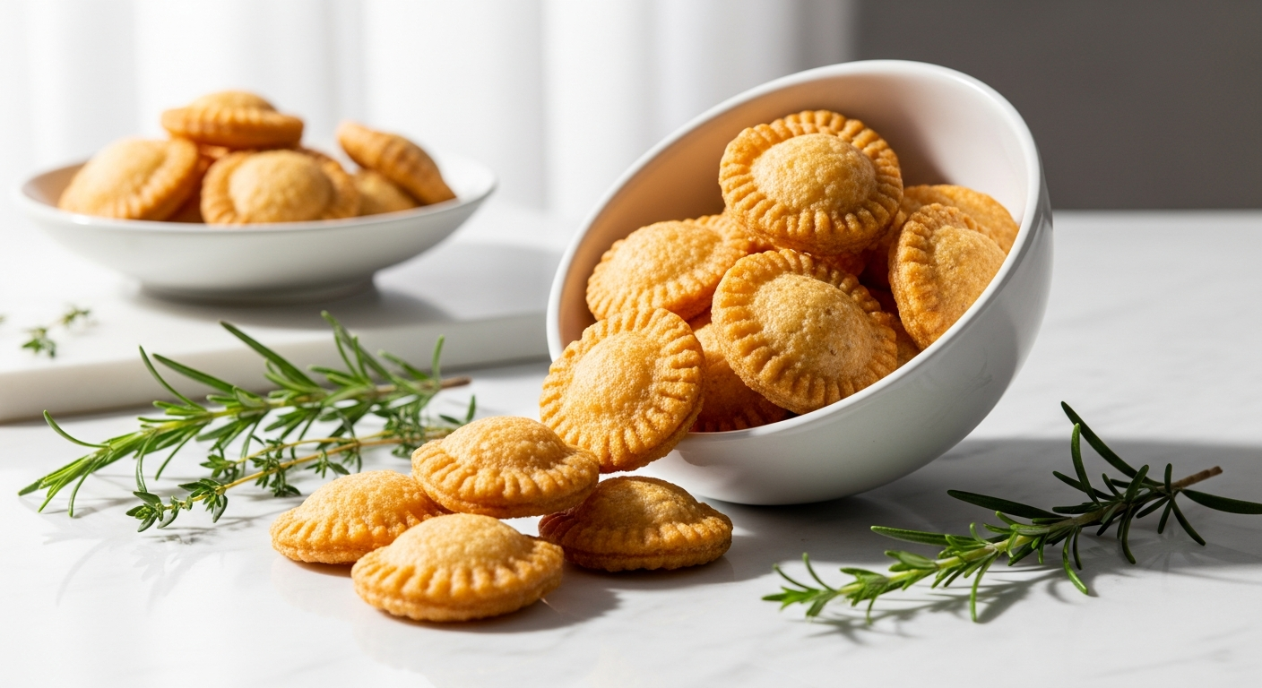 The Curators Original Salted Pork Puffs in a 25g bag on white background