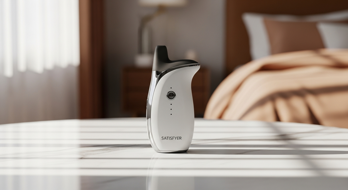 Satisfyer Pro 2 Gen 2 clitoral stimulator with air pulse technology displayed