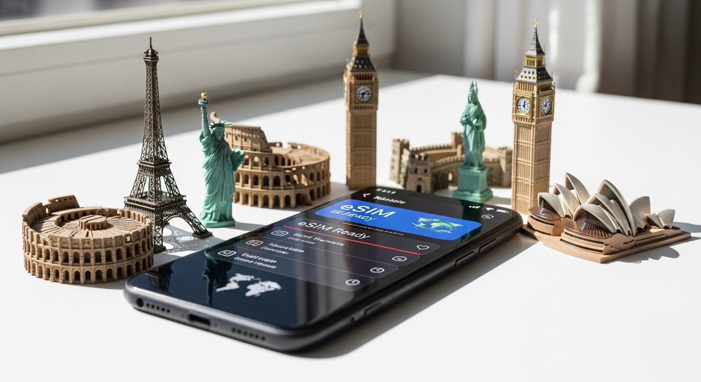 eSIMony travel eSIM data plans connecting nomads across 300 destinations worldwide
