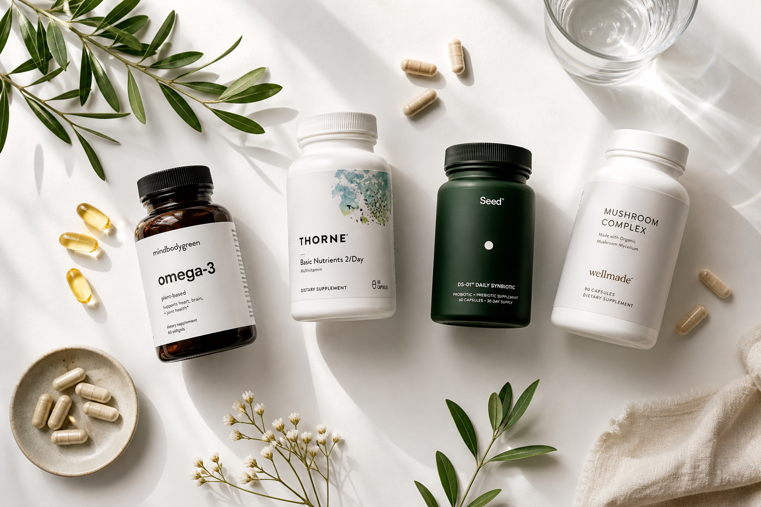 ParaSantéOnline supplement bottles and wellness products displayed on white background